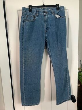 George Men's Straight Jeans in Blue Denim